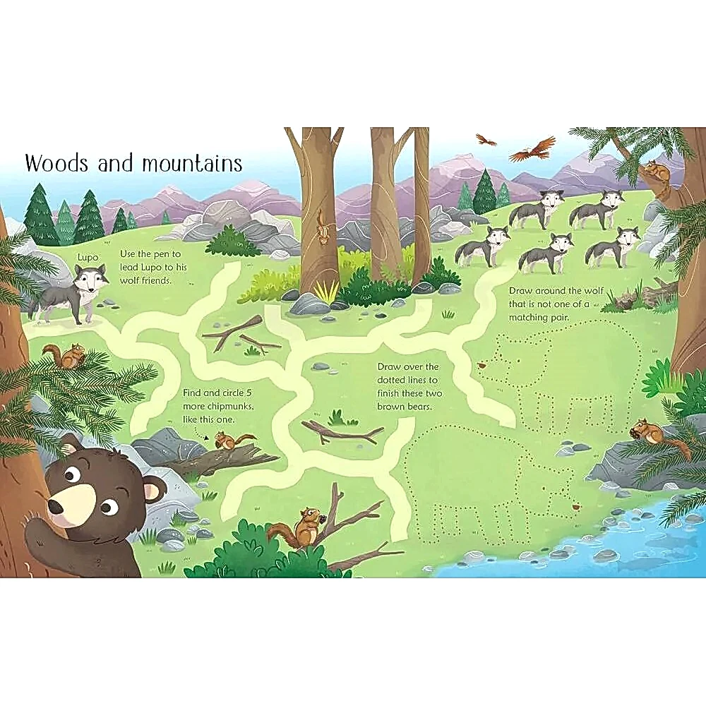 Wipe-Clean: Woodland Activities