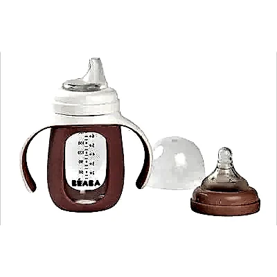 Beaba 210 Ml Cam Biberon Old Pink - Biberon ve Aksesuarları